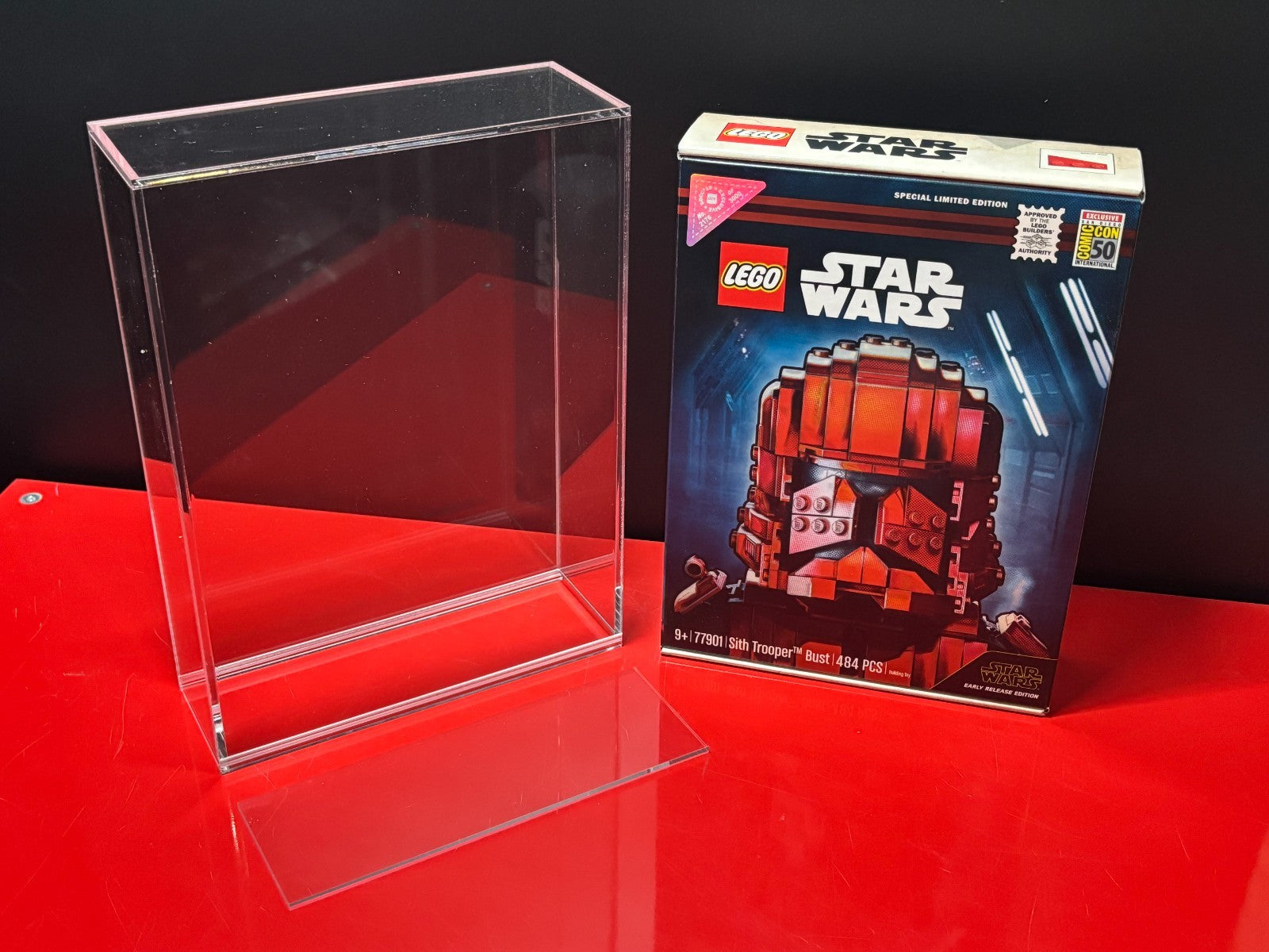 Acrylic Display Case for LEGO SDCC San Diego Comic-Con Exclusive Sets - X-Large0