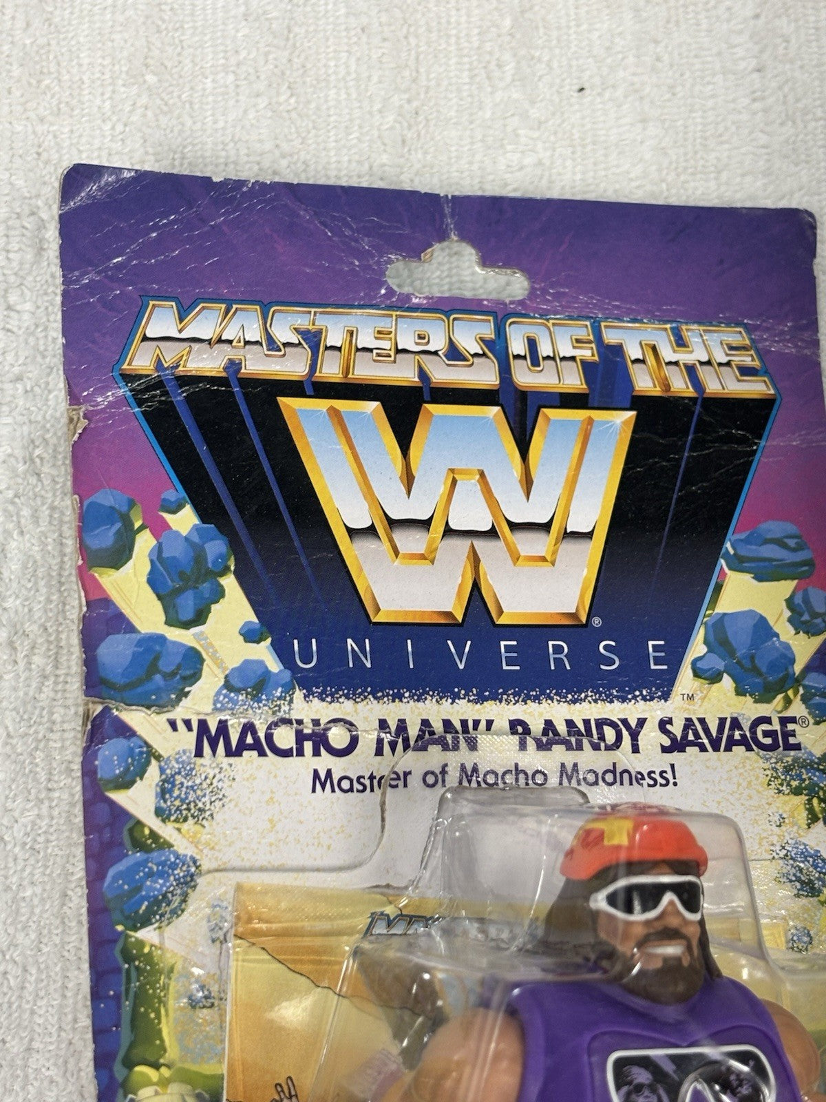 Masters of the WWE Universe "MACHO MAN" RANDY SAVAGE Action Fig (Damage Box)2