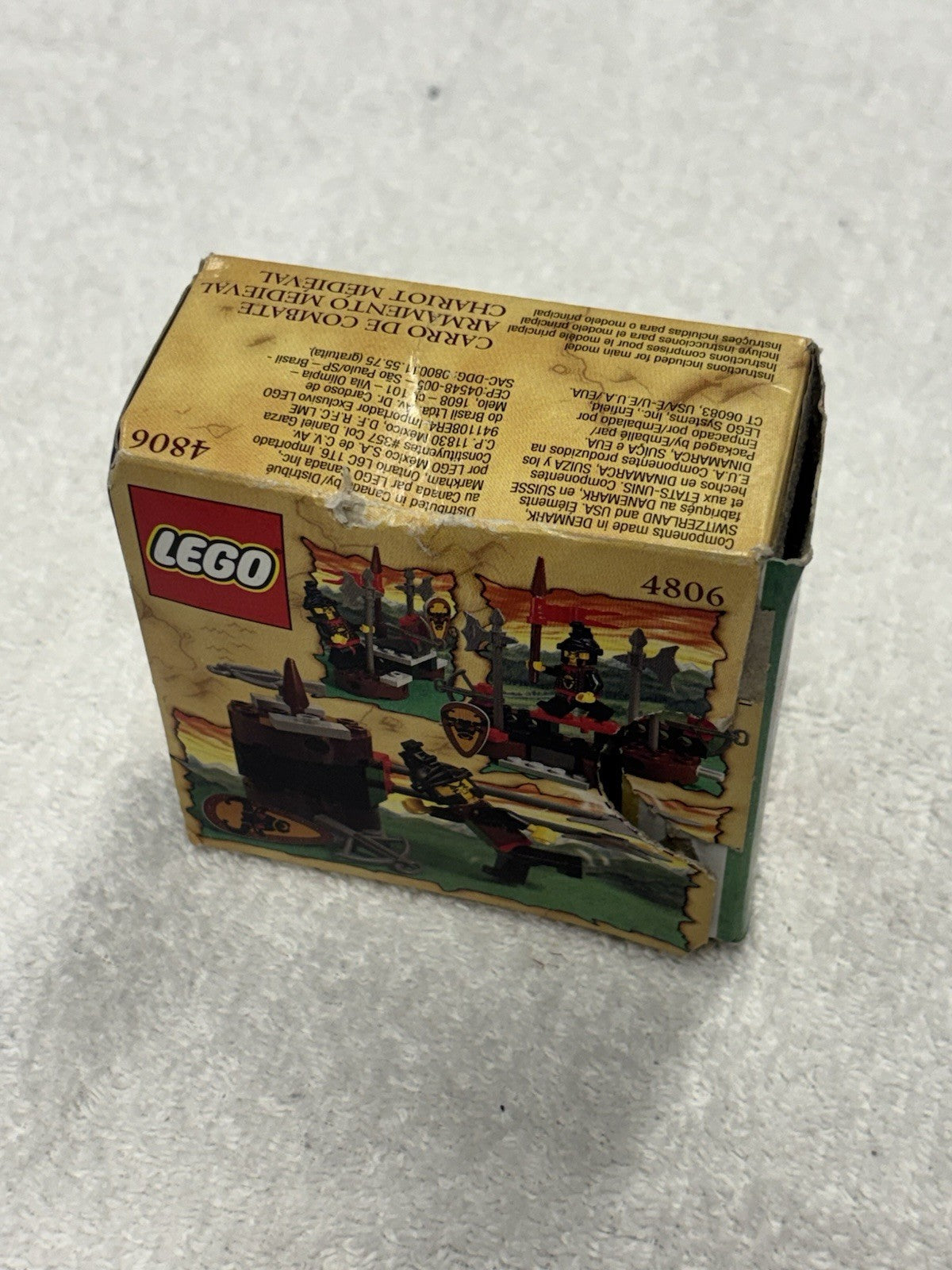 LEGO Castle Dragon Rider Axe Cart 4806 (Opened Box-Sealed Bags)4