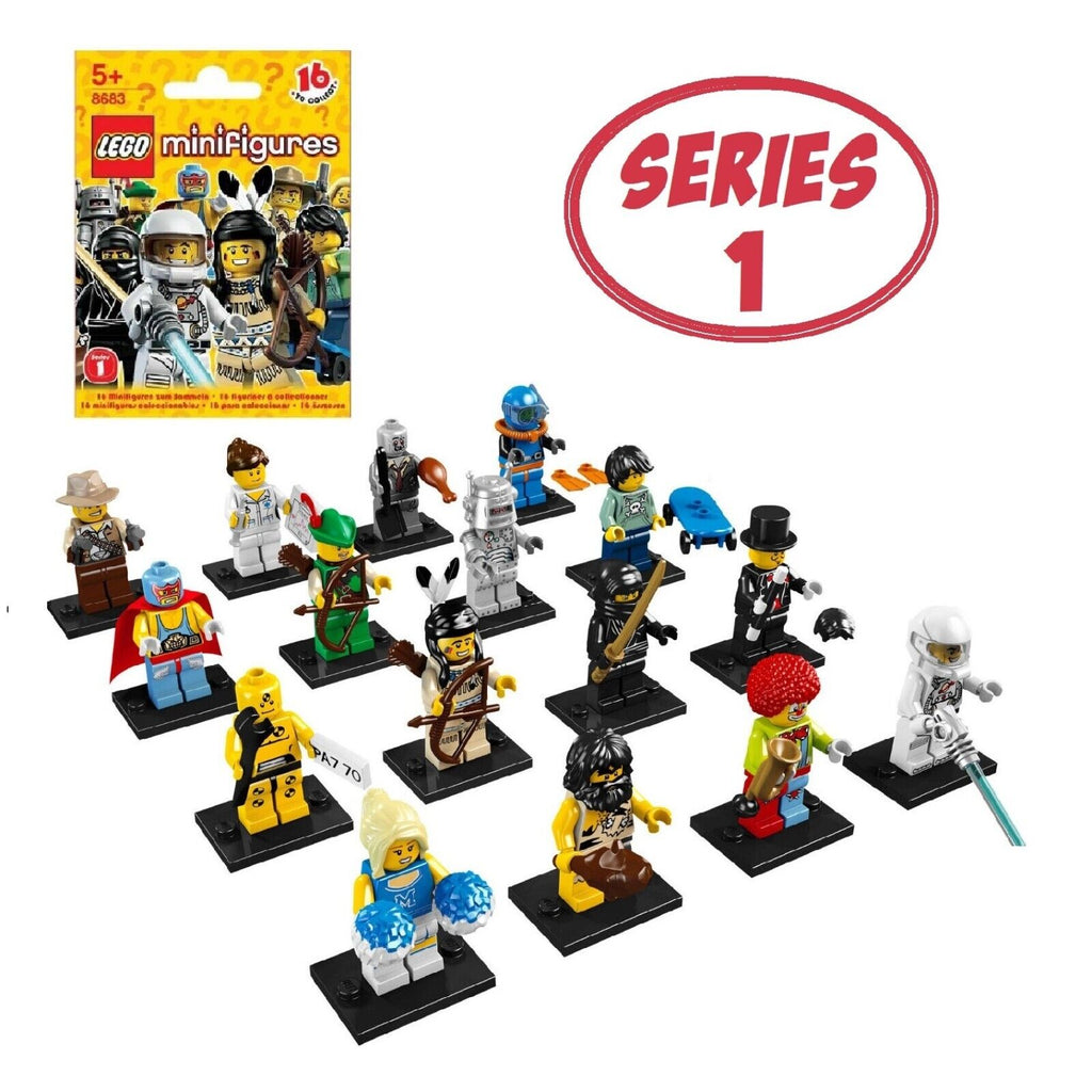 Lego Series 1 Collectible Minifigures 8683 - Complete Set Of 16 (seale 