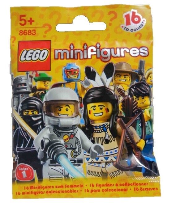LEGO Series 1 Collectible Minifigures 8683 - Tribal Hunter (SEALED)