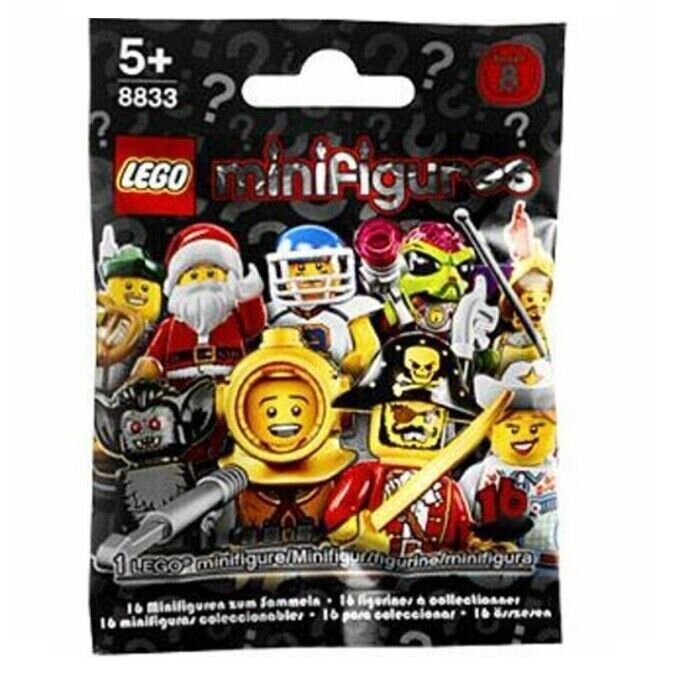 LEGO Series 8 Collectible Minifigures 8833 - Football Player (SEALED)