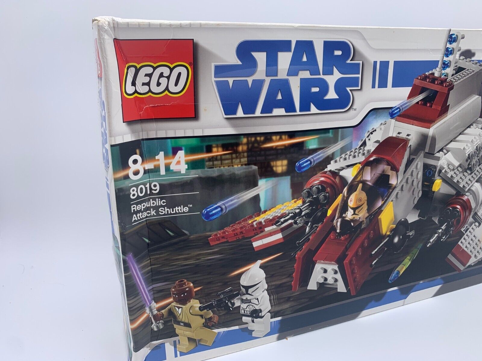 LEGO Star Wars Repubilc Attack Shuttle Building Kit 8019 (SEALED - Damaged Box)