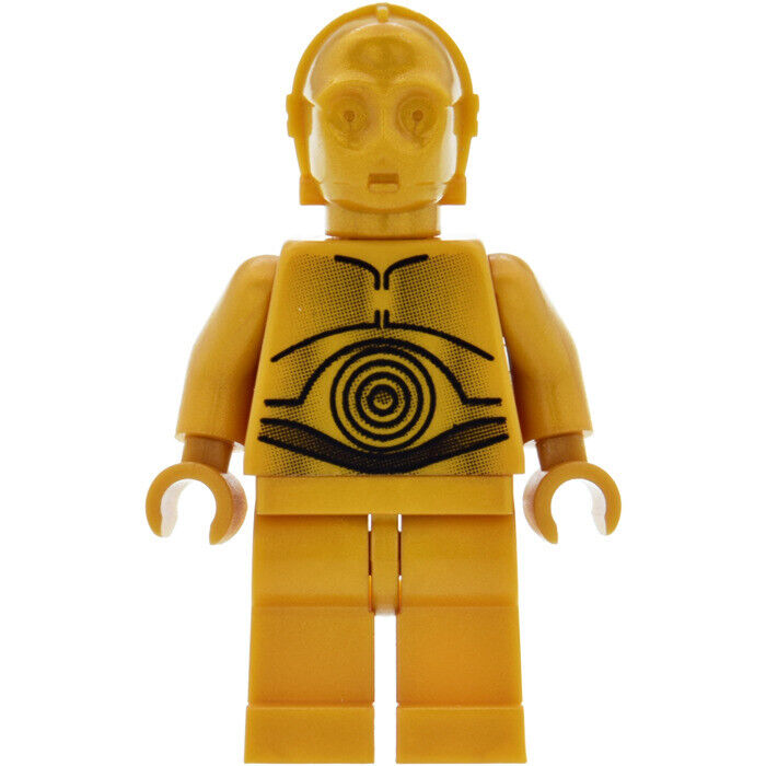 LEGO Star Wars C-3PO Minifigure Pearl Light Gold sw0161a