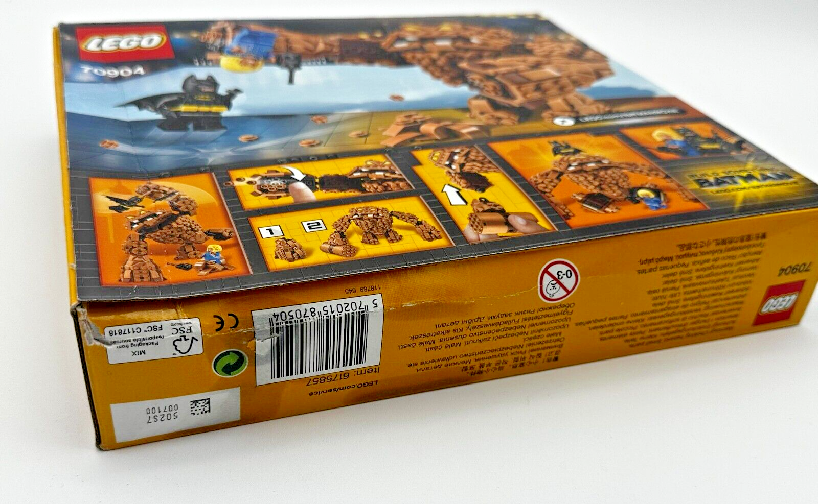 LEGO Batman Movie Clayface Splat Attack 70904 (Damage-Sealed)