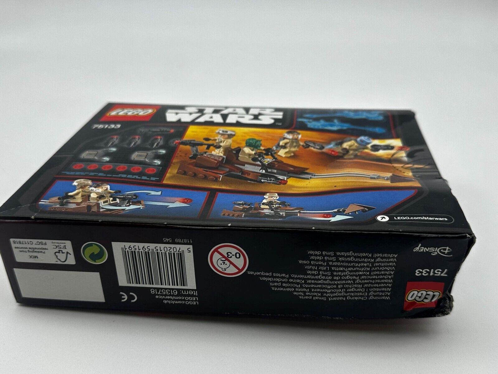 LEGO Star Wars Rebel Alliance Battle Pack 75133 (Damge Box)