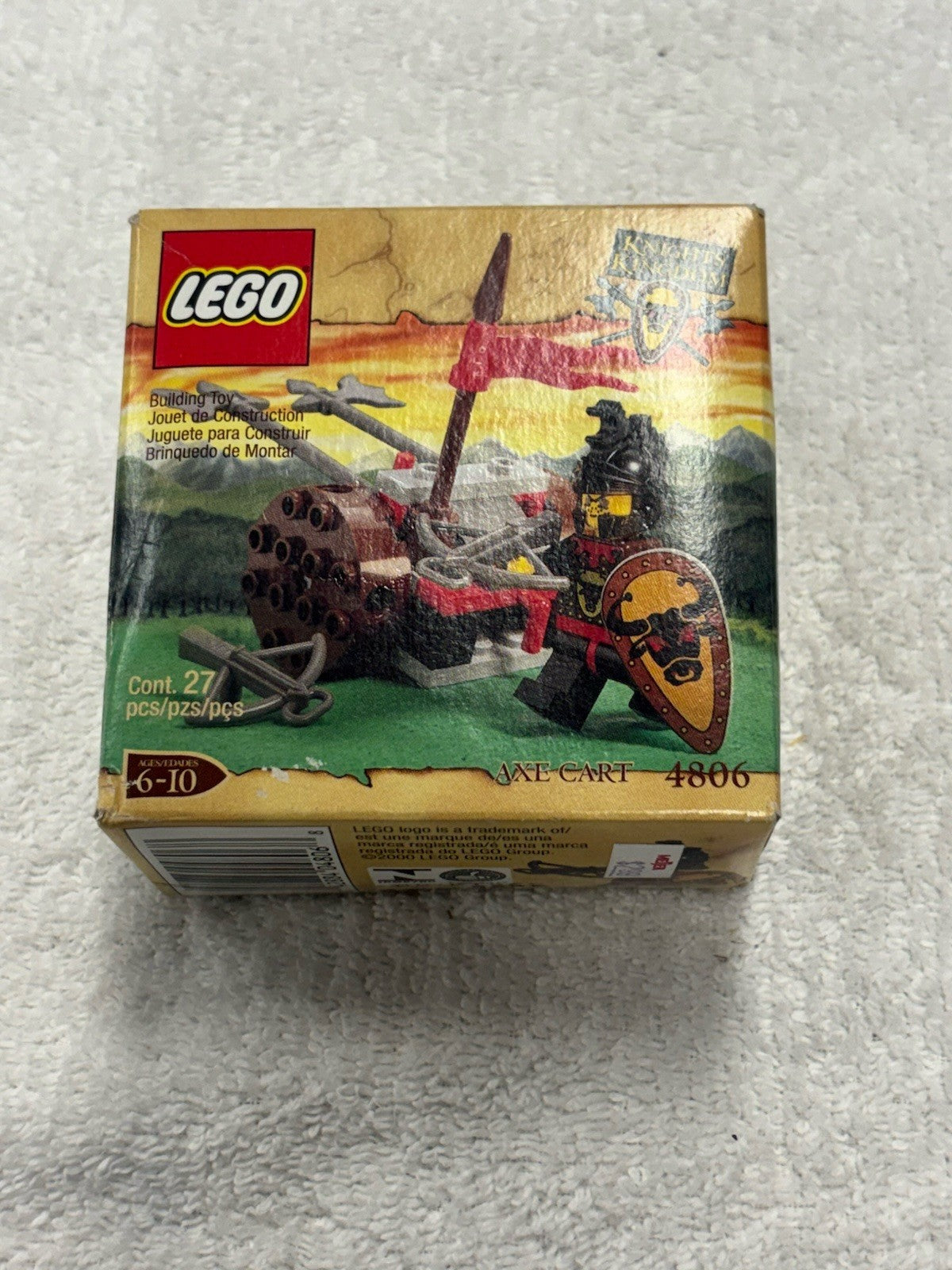 LEGO Castle Dragon Rider Axe Cart 4806 (Opened Box-Sealed Bags)2