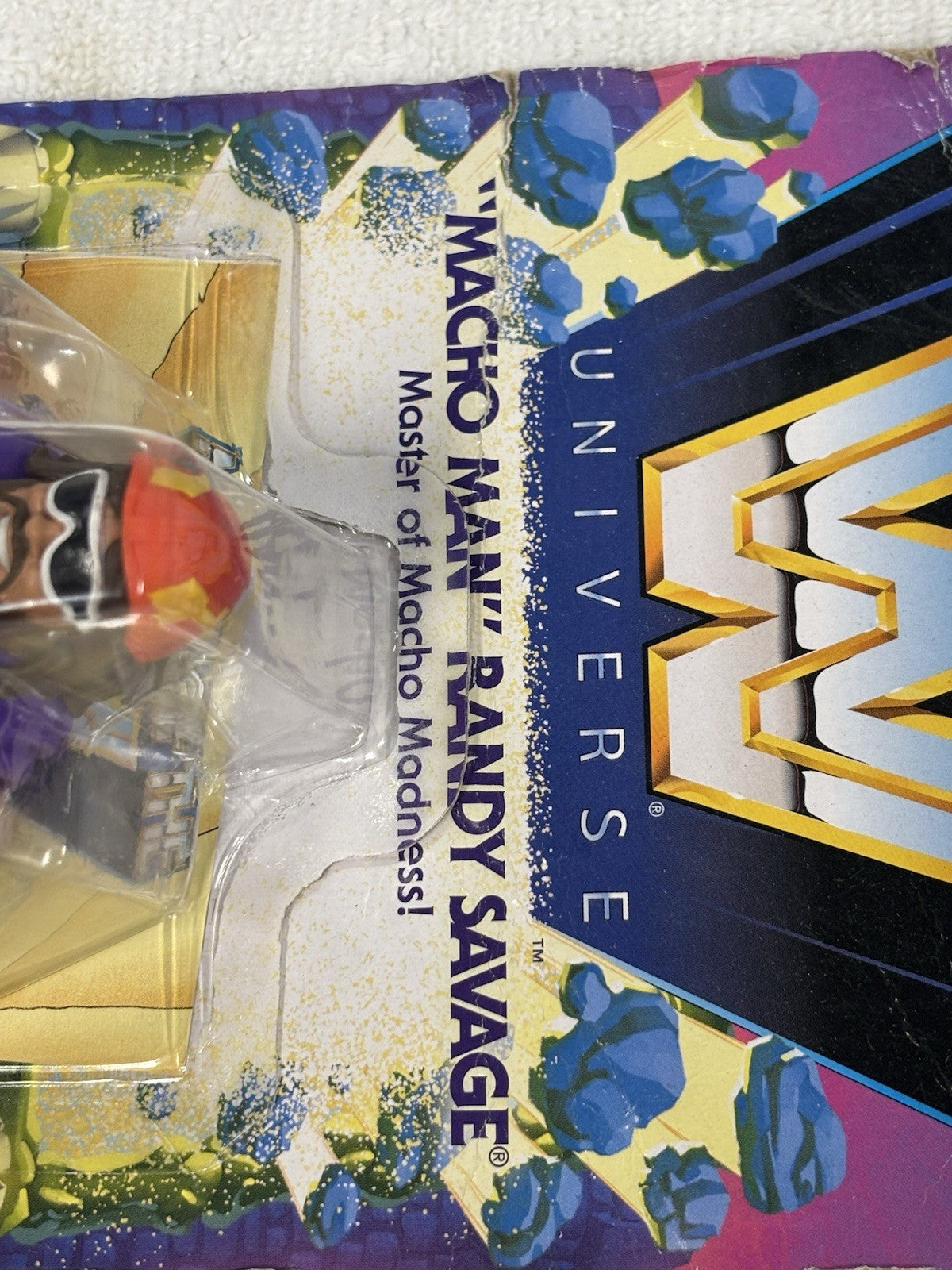 Masters of the WWE Universe "MACHO MAN" RANDY SAVAGE Action Fig (Damage Box)3