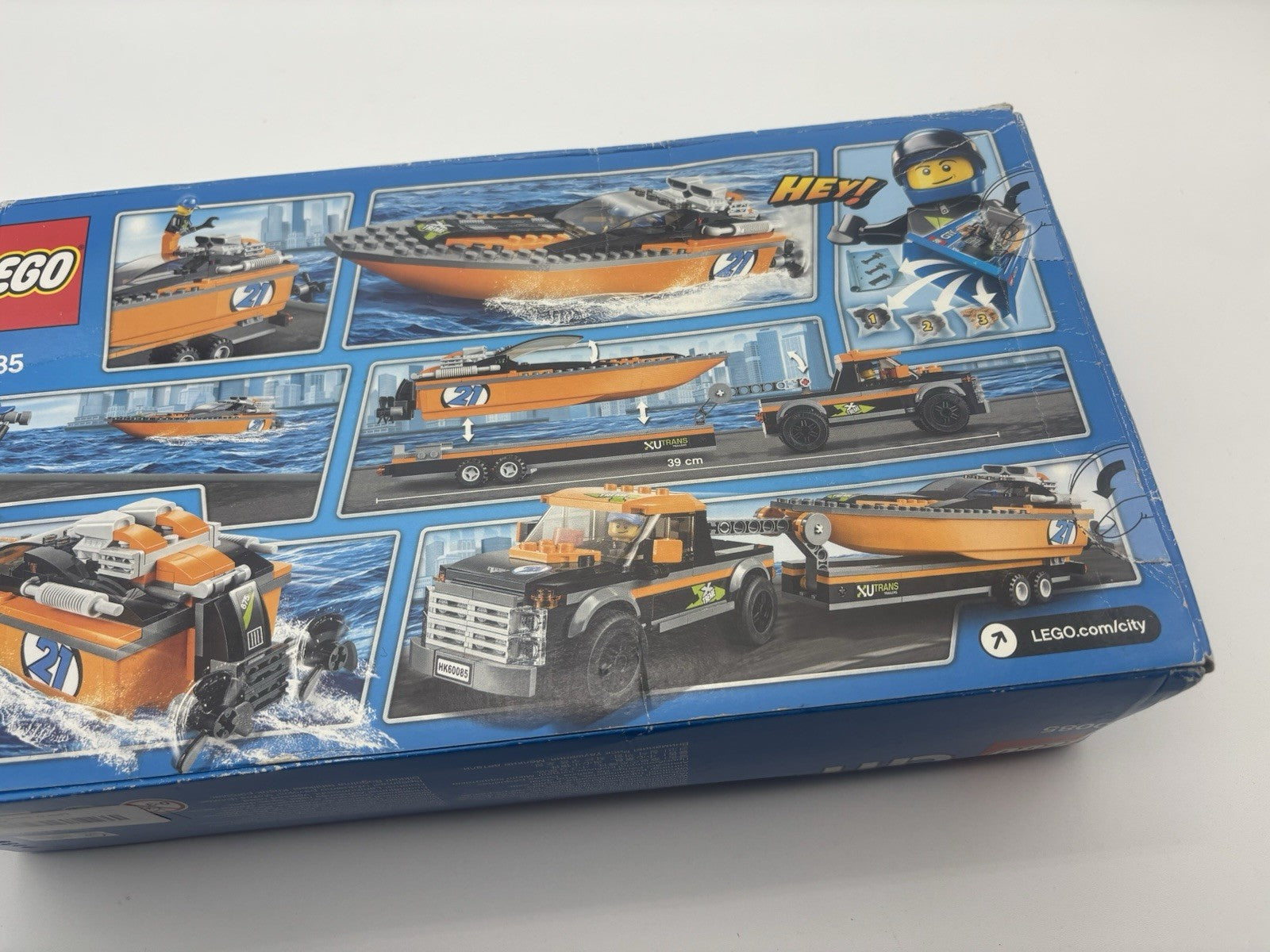 LEGO City 4x4 with Powerboat Box Set 60085 (Damage Box  Sealed)4