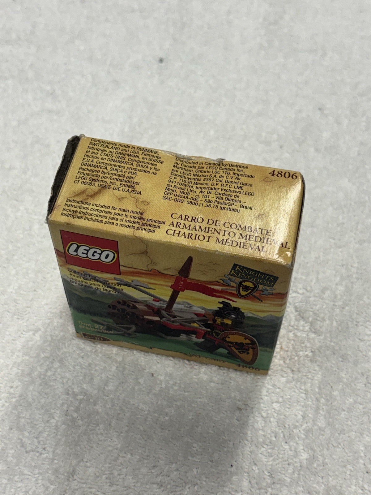LEGO Castle Dragon Rider Axe Cart 4806 (Opened Box-Sealed Bags)3