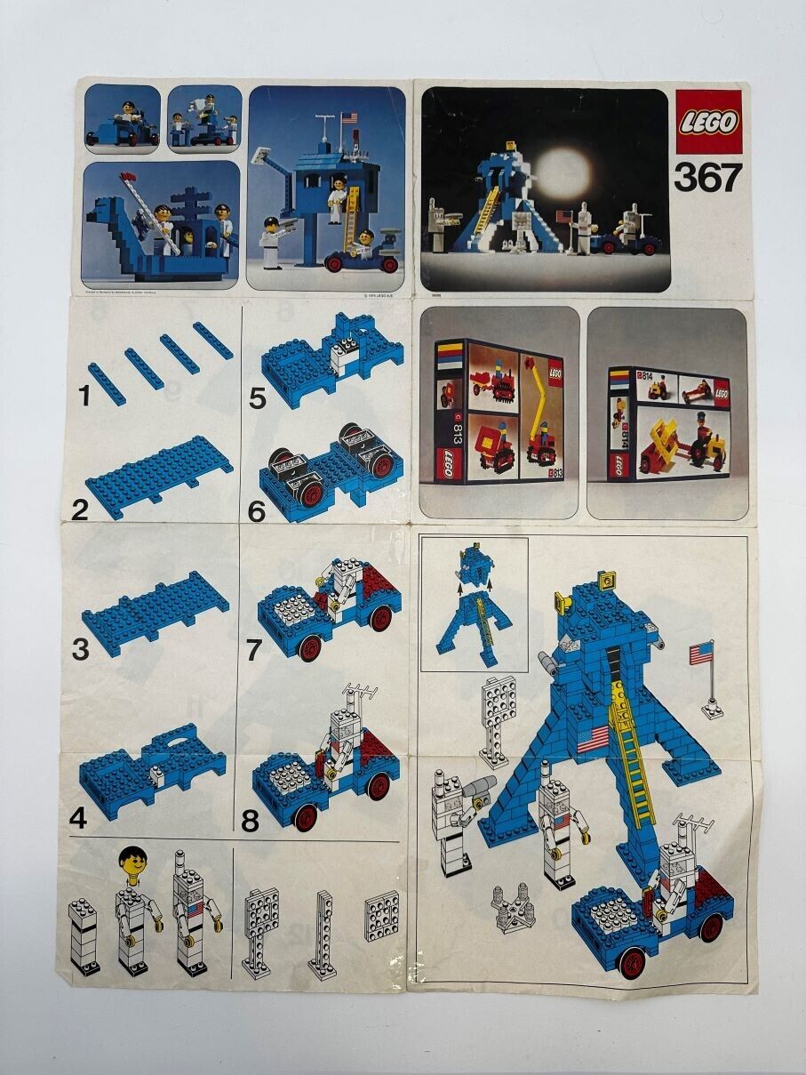 LEGO Moon Landing Set 367 -Completed (Open Box)