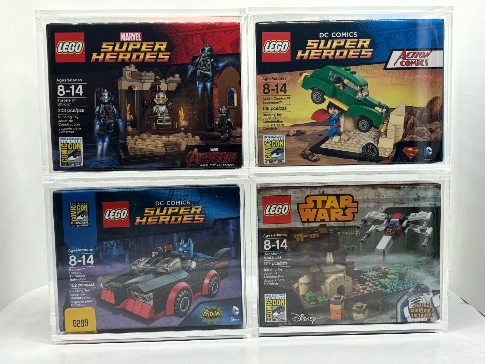 Acrylic Display Case for LEGO SDCC San Diego Comic-Con Exclusive Sets - Small