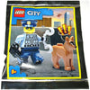 LEGO City  Policeman and dog Foil Bag 952109 (SEALED)