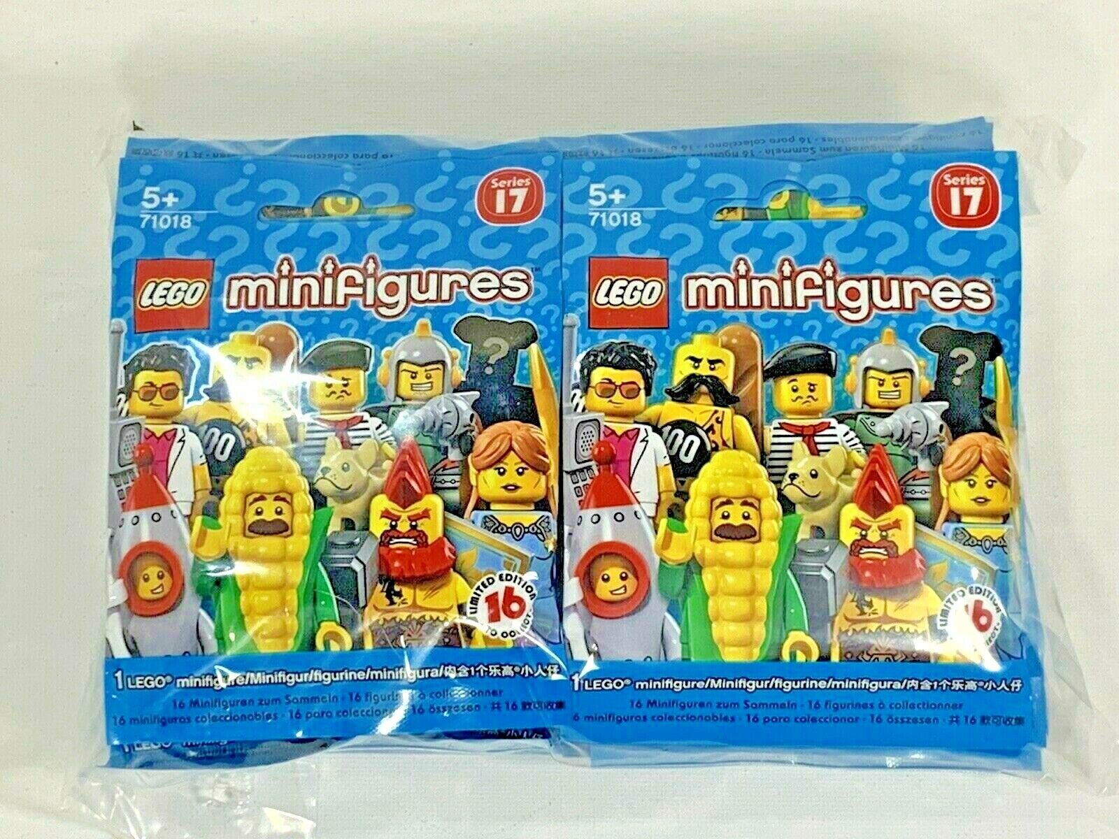 LEGO SERIES 17 Collectible Minifigures 71018 - Complete Set of 16 - SEALED