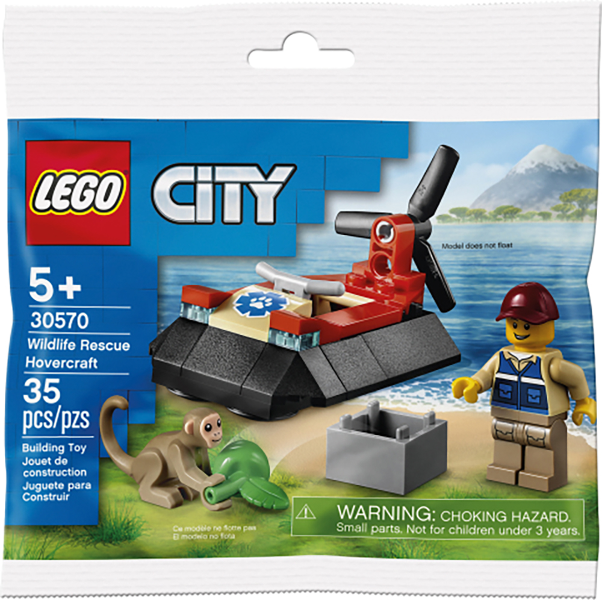 Lego 30570 City Wildlife Rescue Hovercraft Polybag