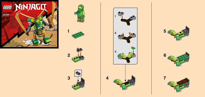 LEGO NINJAGO: Lloyd Suit Mech (30593)