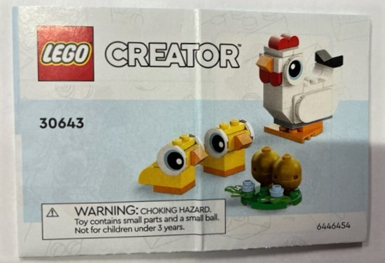 LEGO CREATOR: Easter Chickens Polybag (30643)