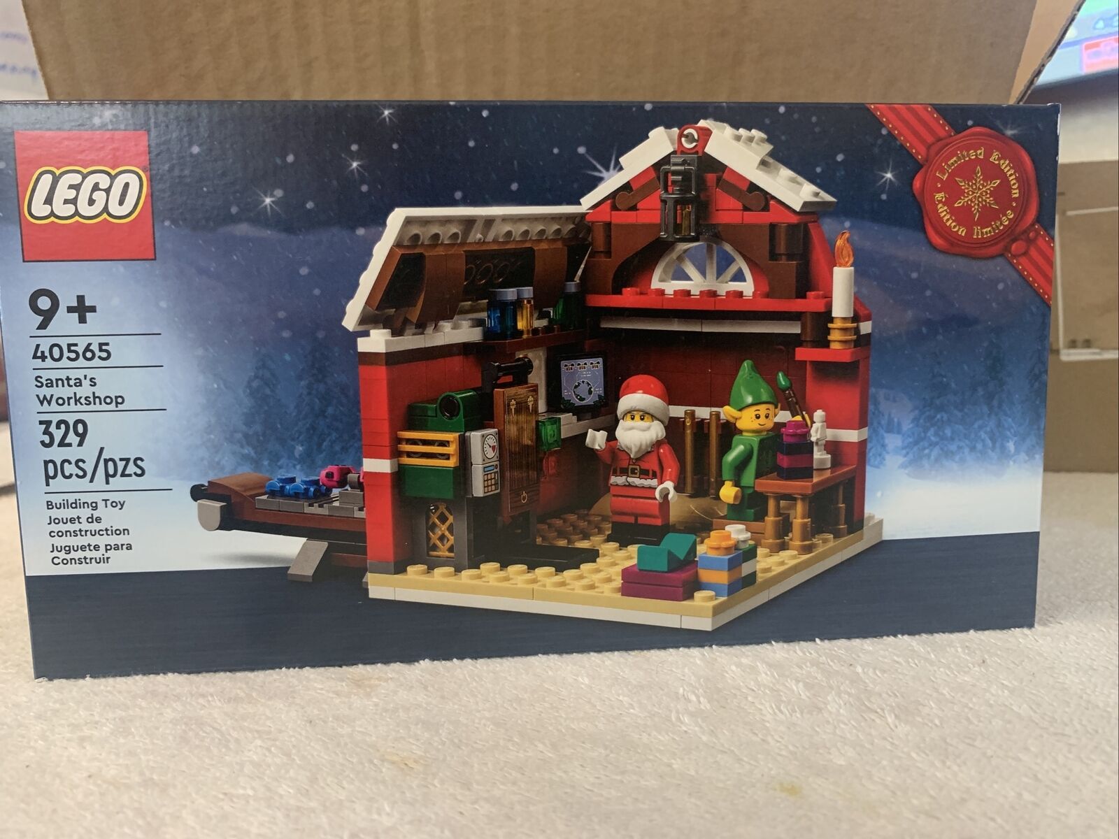 LEGO Seasonal:  Santa's Workshop (40565) Limited Edition 329pcs - SEALED