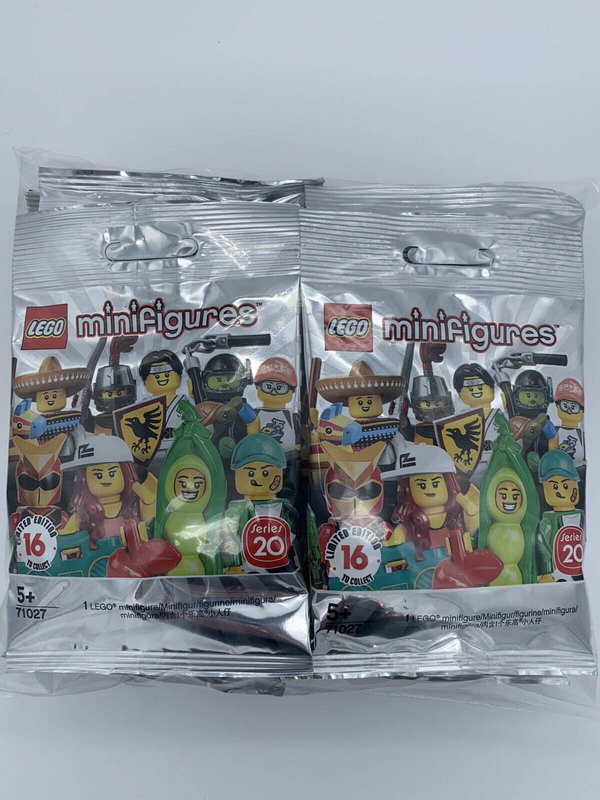 LEGO Series 20 Collectible Minifigures 71027 - Complete Set of 16 (SEALED)