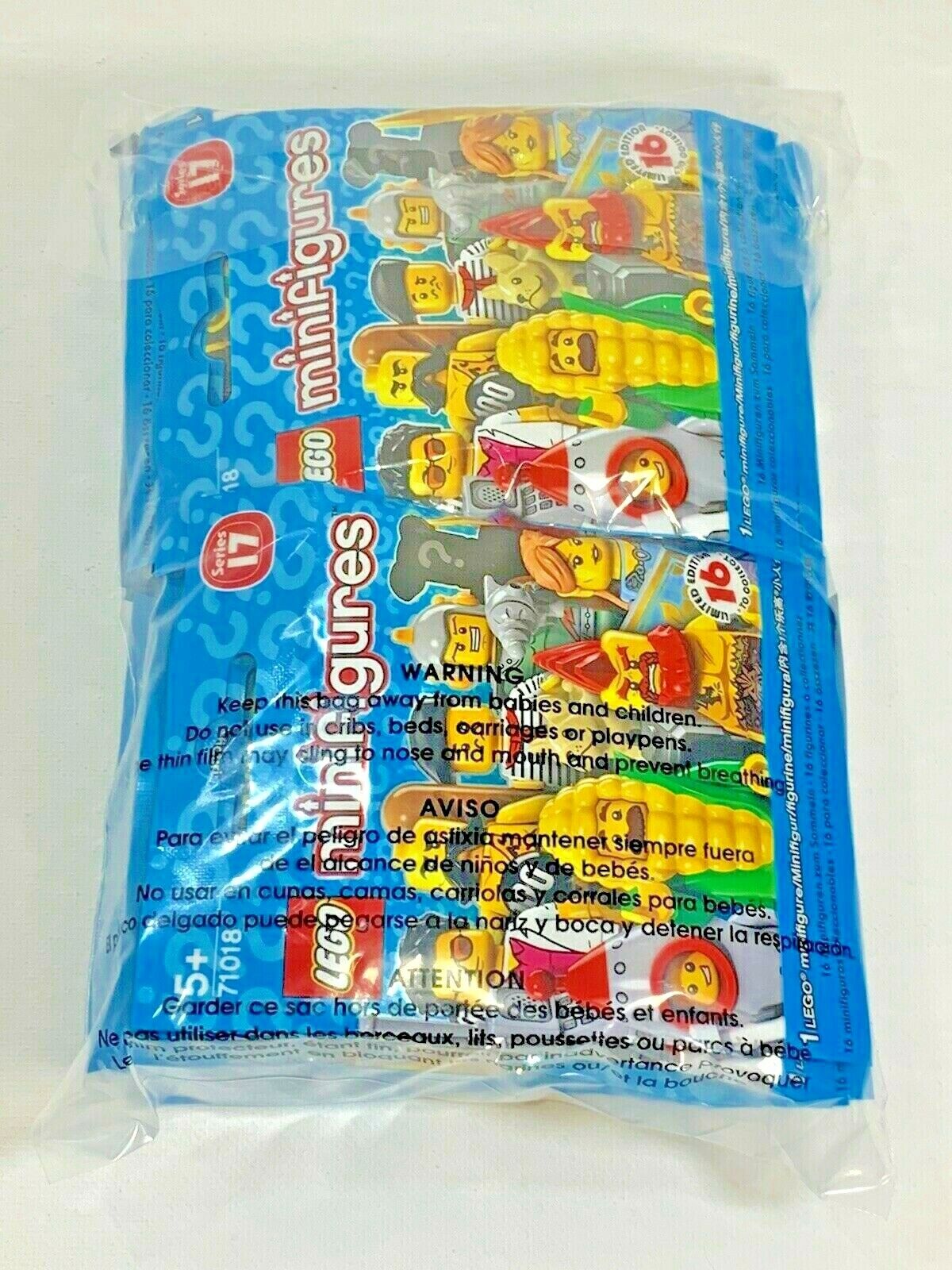 LEGO SERIES 17 Collectible Minifigures 71018 - Complete Set of 16 - SEALED