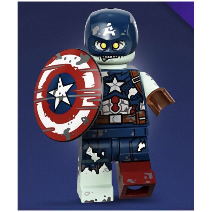 LEGO MARVEL STUDIOS MINIFIGURES SERIES 71031 - Zombie Captain America (SEALED)