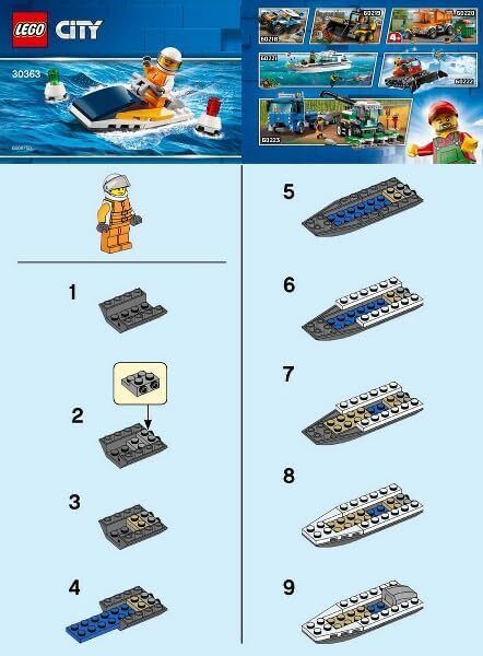 LEGO City: Racing Boat Polybag Set 30363 - Jet Ski