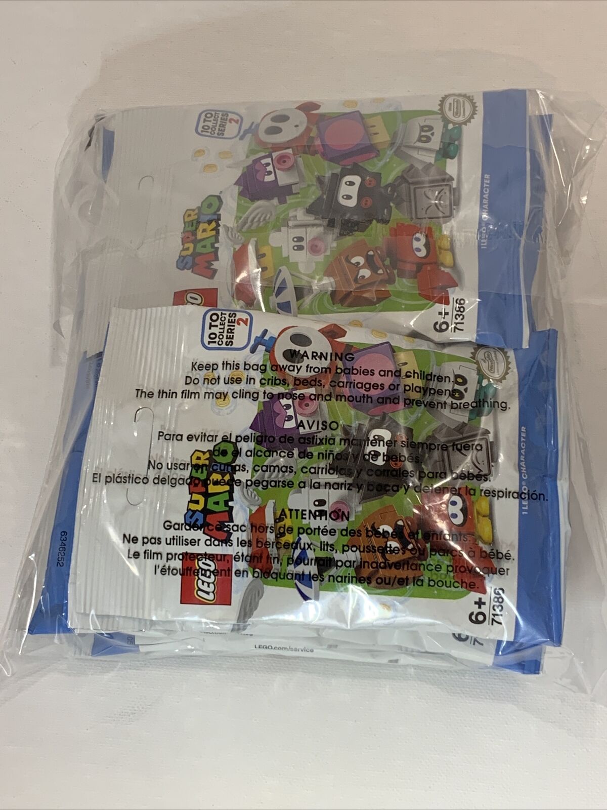 LEGO SUPER MARIO Series 2 Character Packs 71386 - Complete Set of 10 (SEALED)