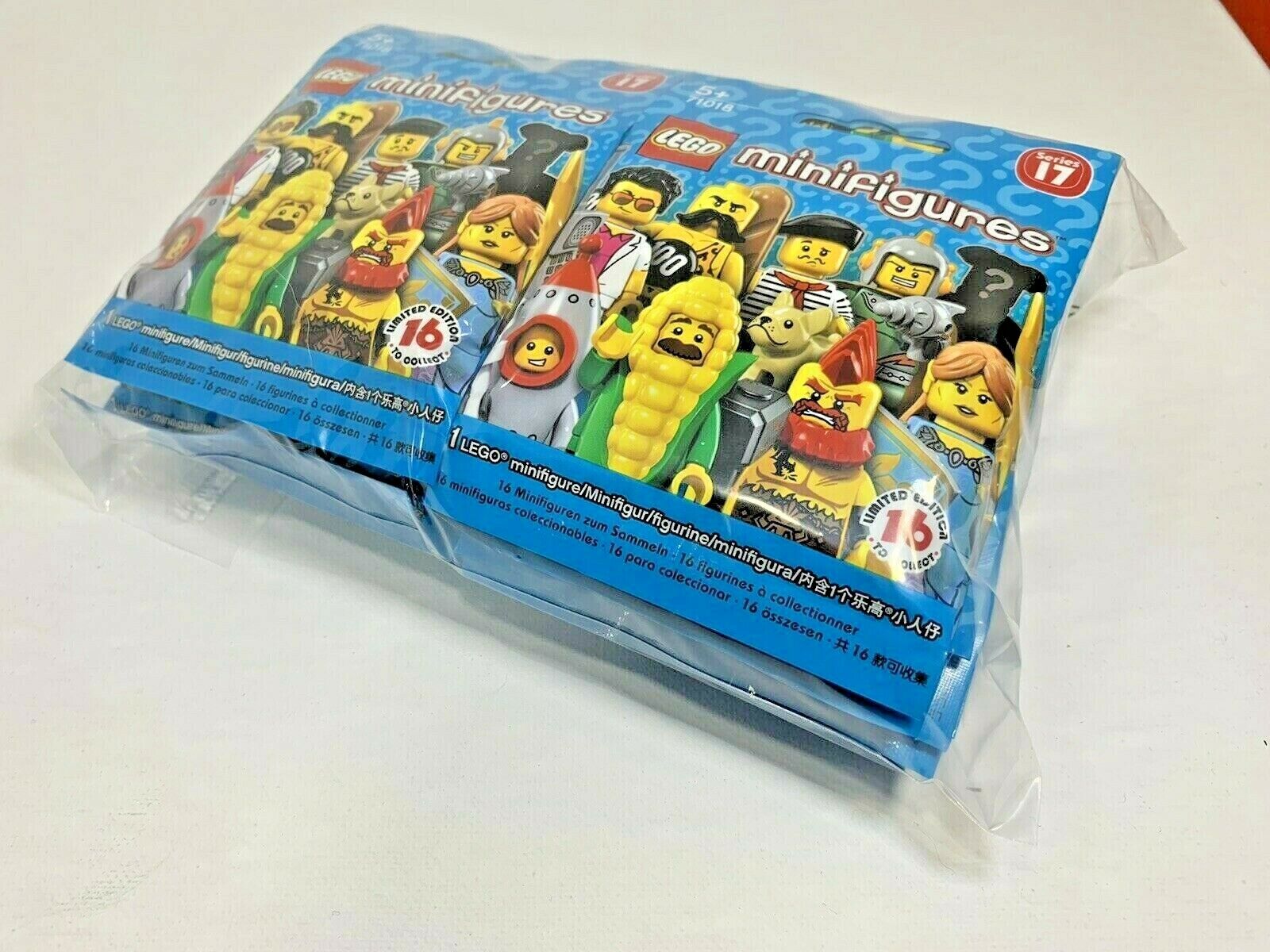 LEGO SERIES 17 Collectible Minifigures 71018 - Complete Set of 16 - SEALED