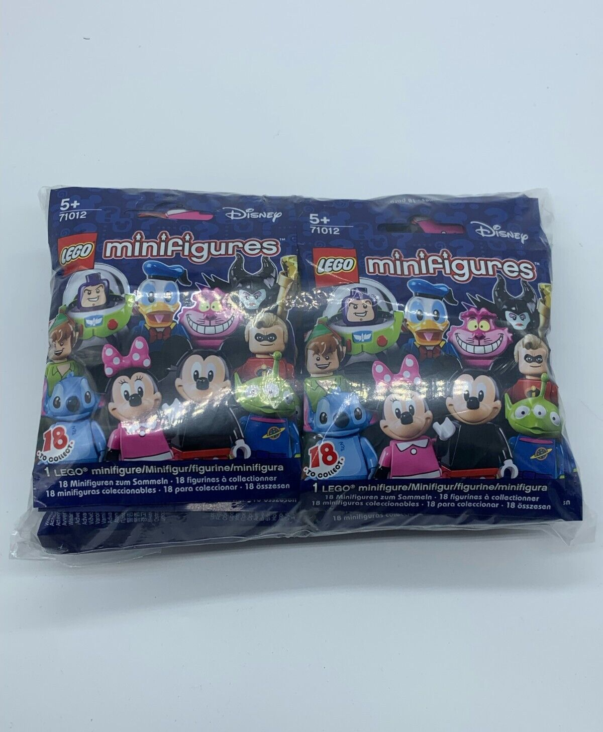 LEGO DISNEY Series 1 Collectible Minifigures 71012 - Complete Set of 18 (SEALED)