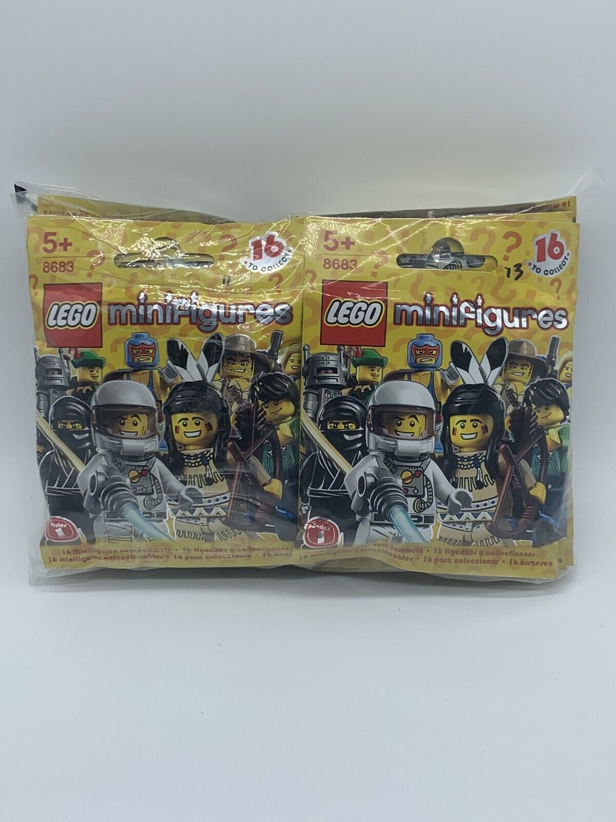 LEGO SERIES 1 Collectible Minifigures 8683 - Complete Set of 16 (SEALED)