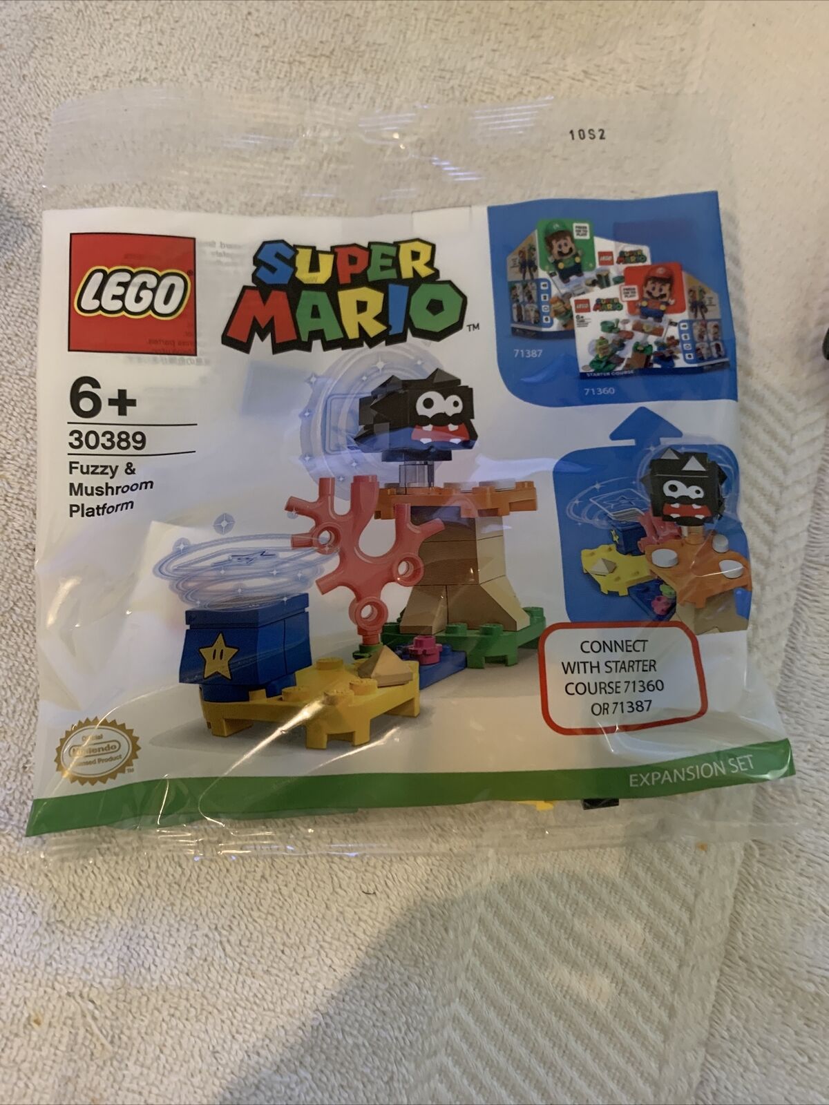 Lego 30389 Super Mario Fuzzy & Mushroom Platform Expansion Set Polybag