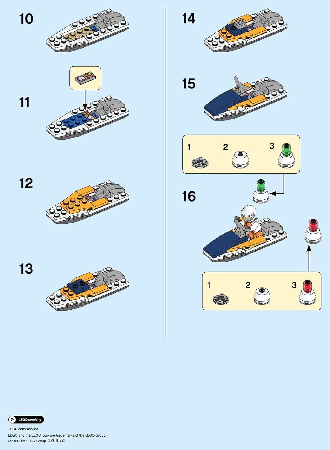 LEGO City: Racing Boat Polybag Set 30363 - Jet Ski