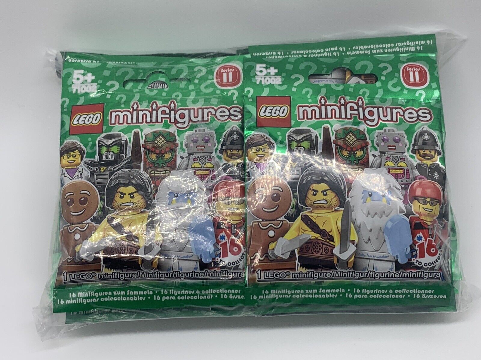 LEGO SERIES 11 Collectible Minifigures 71002 - Complete Set of 16 (SEALED)