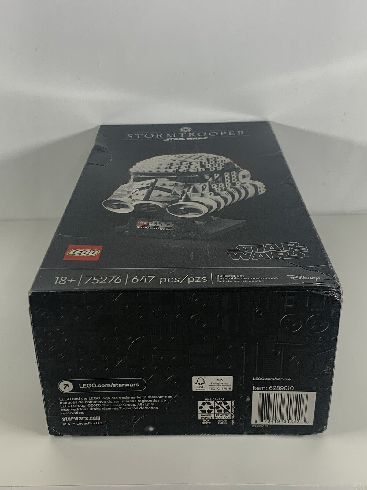 LEGO Star Wars Stormtrooper Helmet Building Kit 75276 (SEALED - Damaged Box)